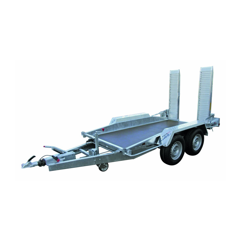 Remorque porte engin - LIDER - 40860 - double essieu - 3500 kg