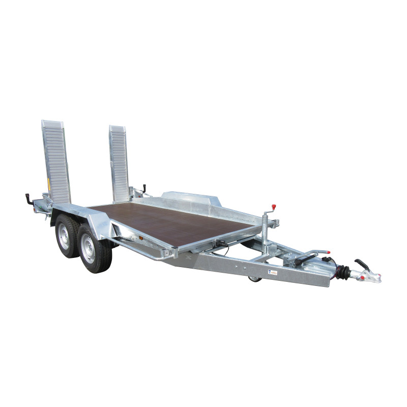Remorque porte engin - LIDER - 40900 - double essieu - 3500 kg
