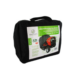 Housse Protection Tondeuse Autoportée Greenstar - Polyester Noir 203x127x137 Cm - Éjection Arrière