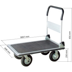 Chariot - Drakkar - 4 roues gonflables 300kg