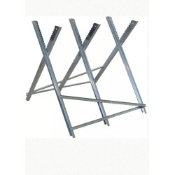 Chevalet métallique galvanisé pliable - 3 positions