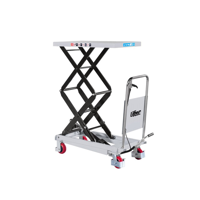 Table élévatrice LTY35D Hauteur 1300 mm - PRAMAC - capacité  350 KG Plan de travail 905 x 500 mm
