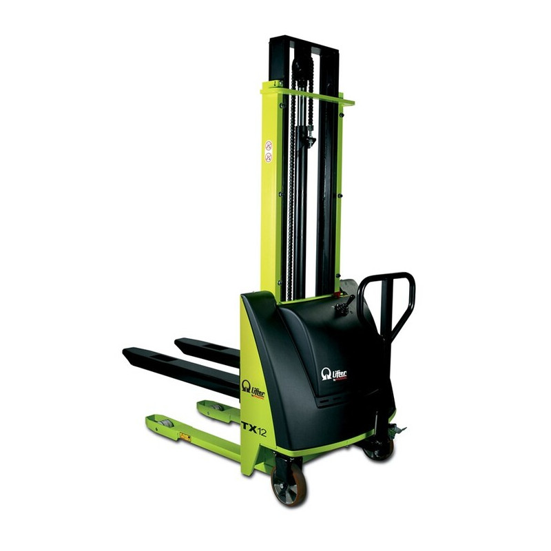 Gerbeur électrique TX10/16 Simplex - PRAMAC - Capacité 1000 kg Hauteur de levée 1600 mm