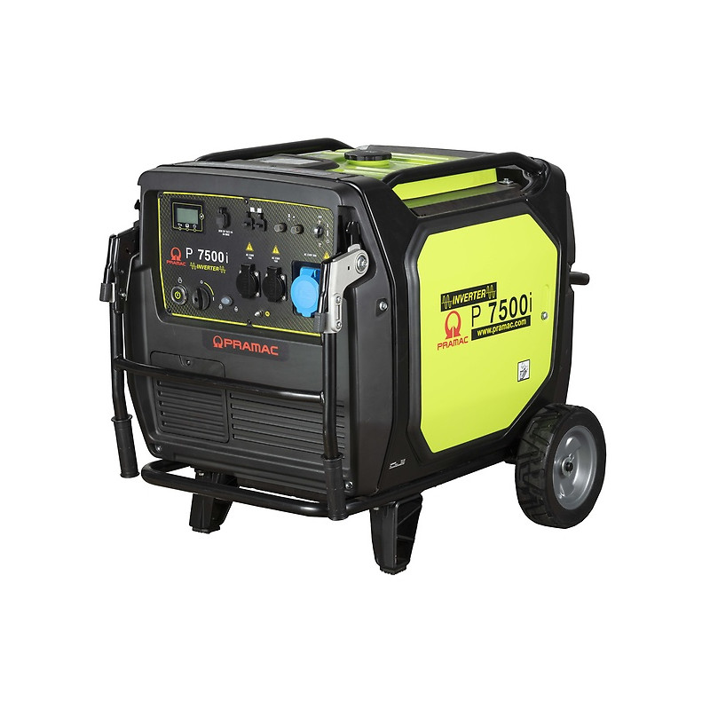 Groupe portable INVERTER Monophasé P7100i - PRAMAC - 7,0 Kw démarrage manuel et électrique