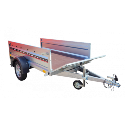 REMORQUE SOREL PL236 / 500kg - Galva PROLAME 2.36M 1 Essieux avec Suspension