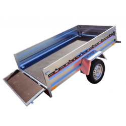 REMORQUE SOREL PL236 / 500kg - Galva PROLAME 2.36M 1 Essieux avec Suspension