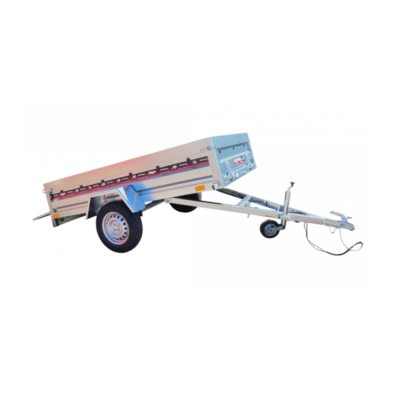REMORQUE SOREL PL236 / 500kg - Galva PROLAME 2.36M 1 Essieux avec Suspension