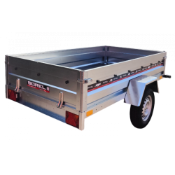 REMORQUE SOREL PL236 / 500kg - Galva PROLAME 2.36M 1 Essieux avec Suspension